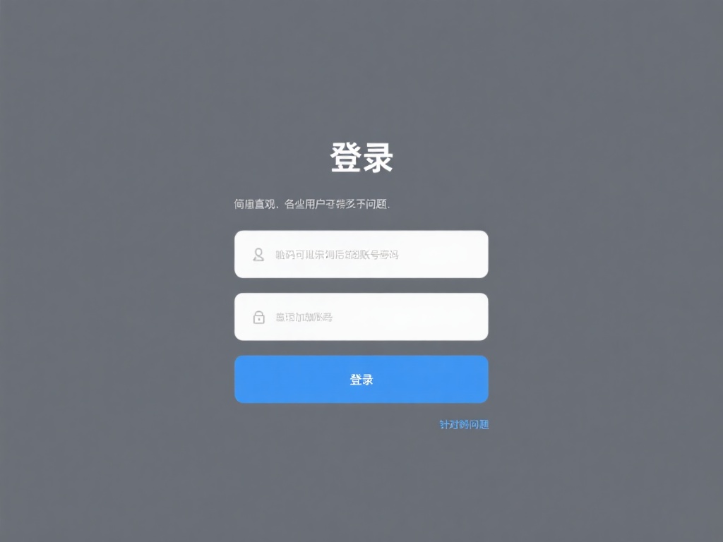 尽管登录操作简单直观，某些用户可能会遇到问题。例如